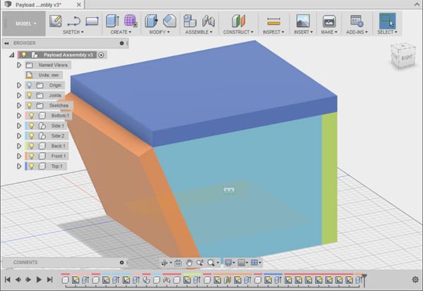 Cut templates in CAD