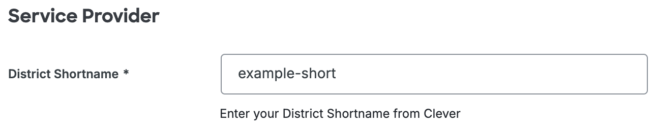 Duo Clever District Shortname