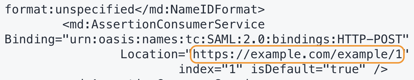 Cisco ISE Assertion Consumer URL