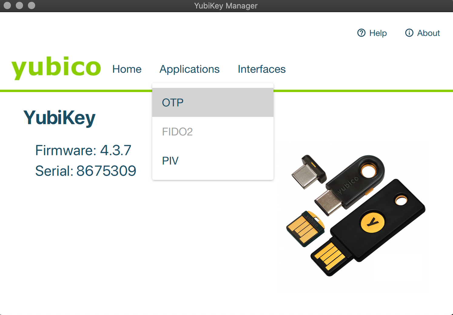 YubiKey Manager Start